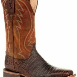 Durango Men's Arena Pro Exotic Caiman Skin Western Boots - Square Toe