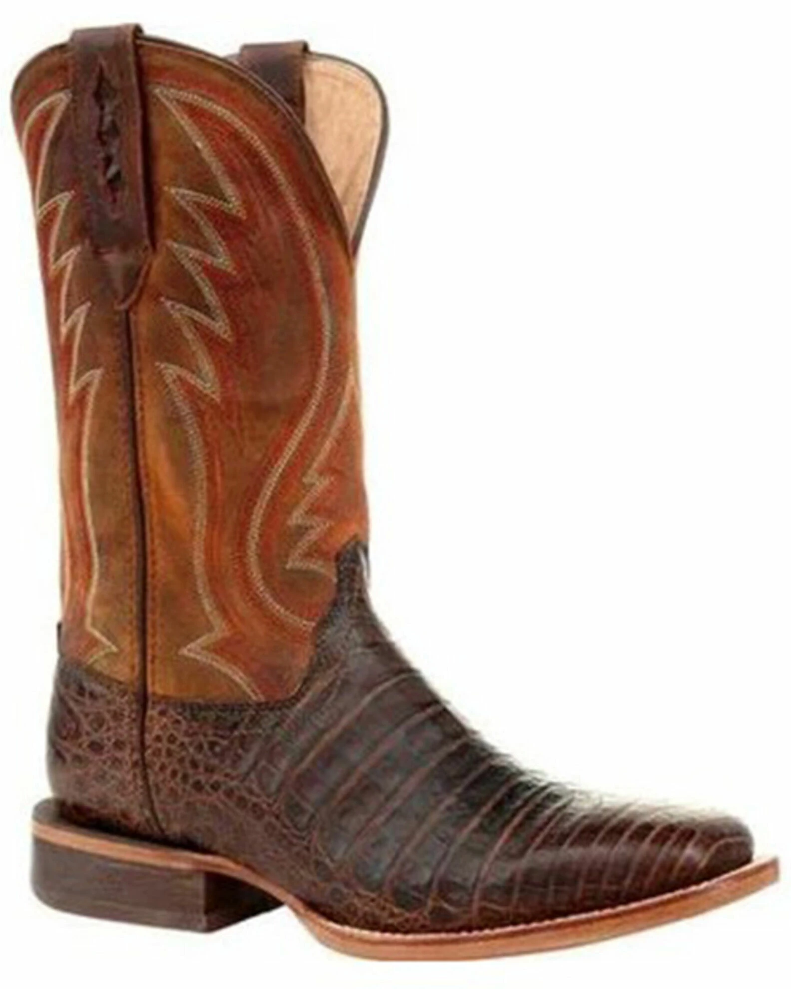 Durango Men's Arena Pro Exotic Caiman Skin Western Boots - Square Toe 1 Durango Men's Arena Pro Exotic Caiman Skin Western Boots - Square Toe