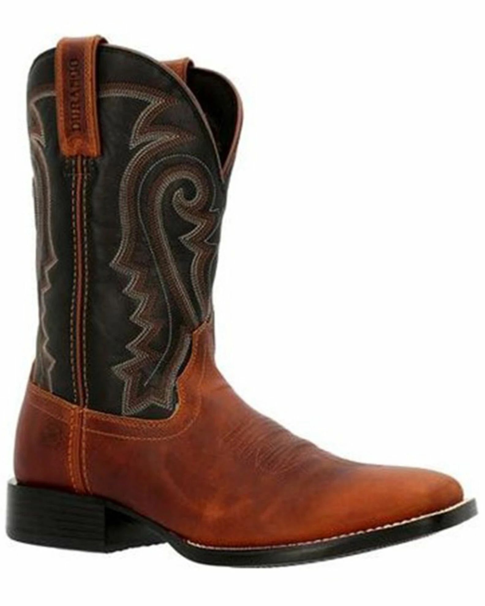 Durango Men's Black Westward Western Boots - Square Toe 1 Durango Men's Black Westward Western Boots - Square Toe