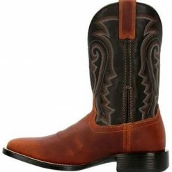 Durango Men's Black Westward Western Boots - Square Toe 9 Durango Men's Black Westward Western Boots - Square Toe -Durango Shop 2000359781 001 P3