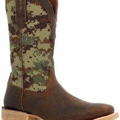 Durango Men's Rebel Pro Pull-On Performance Western Boots - Square Toe  Camouflage