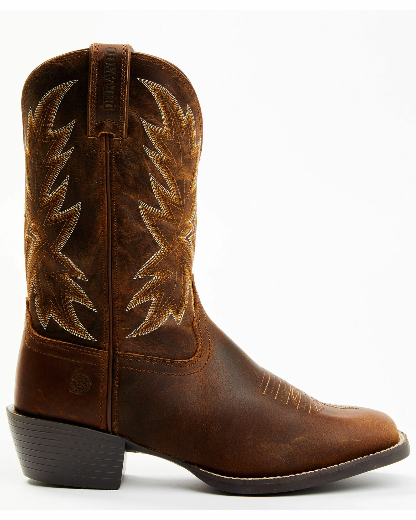 Durango Men's Westward Roughstock Western Boots - Broad Square Toe 2 Durango Men's Westward Roughstock Western Boots - Broad Square Toe - Image 2