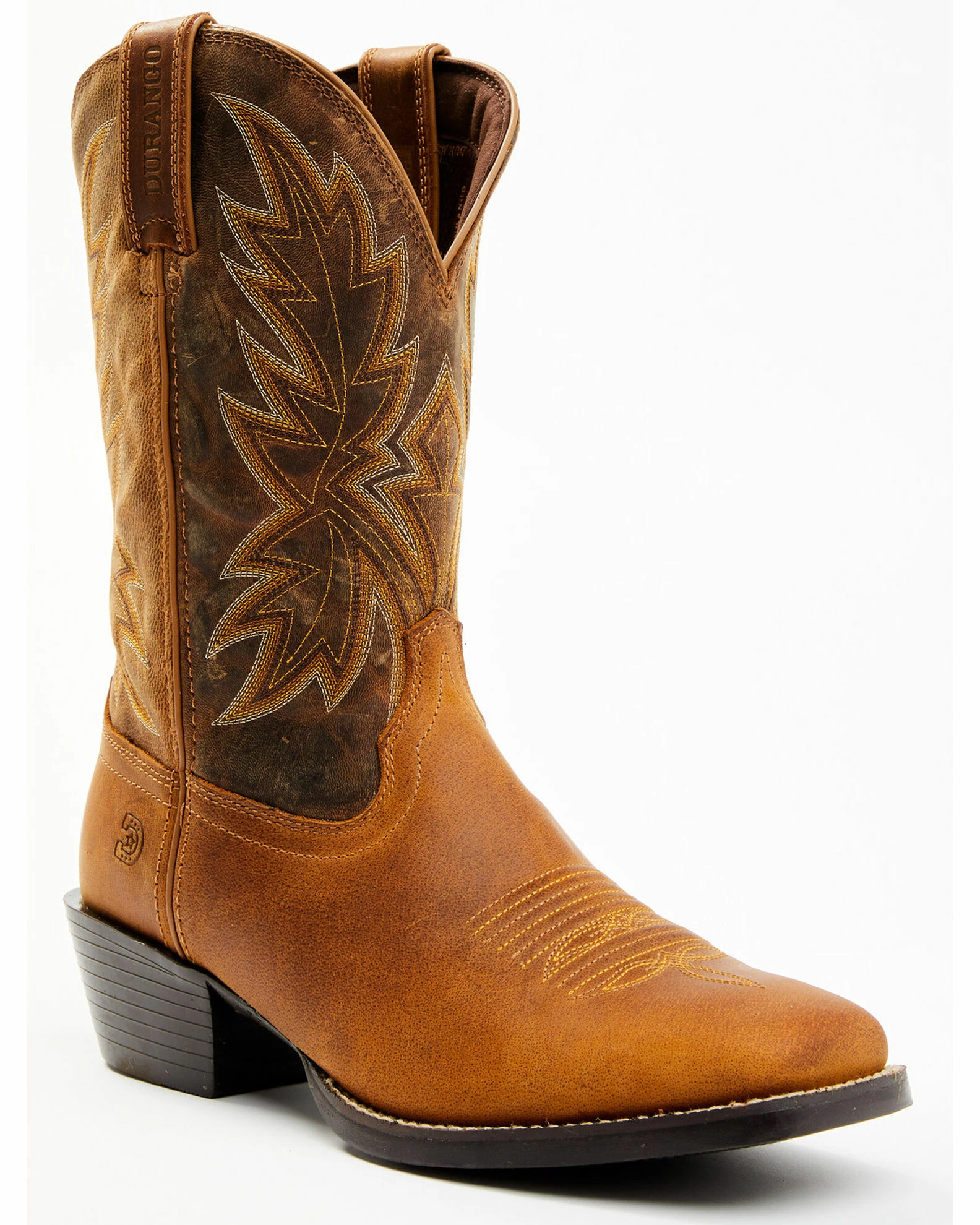 Durango Men's Westward Roughstock Western Boots - Broad Square Toe 1 Durango Men's Westward Roughstock Western Boots - Broad Square Toe