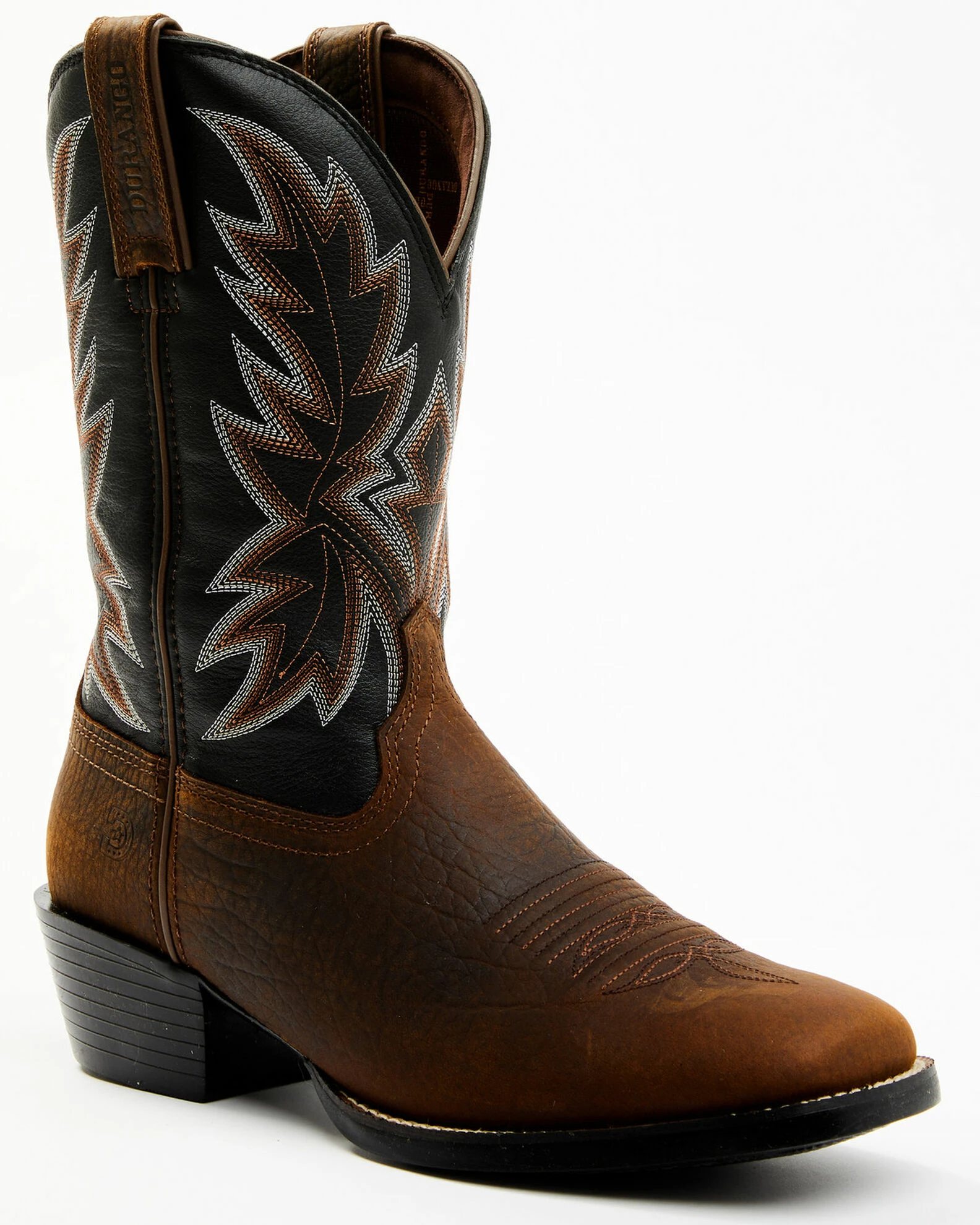Durango Men's Westward Roughstock Western Boots - Broad Square Toe 1 Durango Men's Westward Roughstock Western Boots - Broad Square Toe