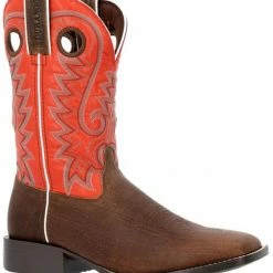 Durango Men's Westward Chili Shaft Performance Western Boots - Square Toe