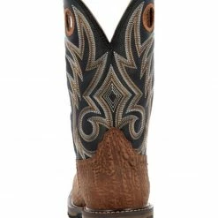 Durango Men's Workhorse Steel Pull-On Western Work Boots - Square Toe  Brown -Durango Shop 2000368669 200 P5