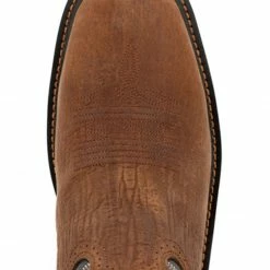 Durango Men's Workhorse Steel Pull-On Western Work Boots - Square Toe  Brown -Durango Shop 2000368669 200 P6