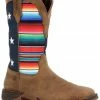 Durango Women's Lady Rebel™ American Flag Serape Work Boots - Square Toe