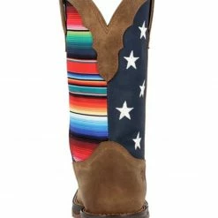 Durango Women's Lady Rebel™ American Flag Serape Work Boots - Square Toe -Durango Shop 2000368729 200 P5
