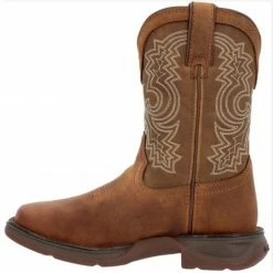 Durango Youth Boys' Lil Rebel Embroidered Western Boots - Broad Square Toe Brown -Durango Shop 2000368733 200 P3