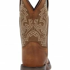 Durango Youth Boys' Lil Rebel Embroidered Western Boots - Broad Square Toe Brown -Durango Shop 2000368733 200 P5