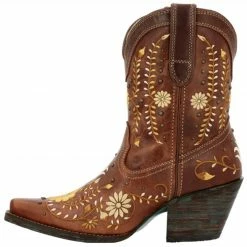 Crush By Durango Women's Golden Wildflower Western Booties - Snip Toe -Durango Shop 2000368734 703 P3
