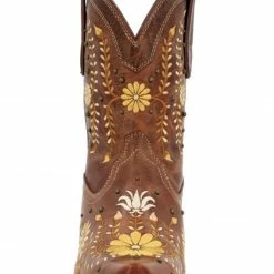 Crush By Durango Women's Golden Wildflower Western Booties - Snip Toe -Durango Shop 2000368734 703 P4