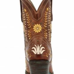 Crush By Durango Women's Golden Wildflower Western Booties - Snip Toe -Durango Shop 2000368734 703 P5