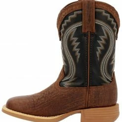 Durango Kid's Lil Rebel Pro Onyx Western Boots - Square Toe For Unisex-Kid -Durango Shop 2000368735 200 P3