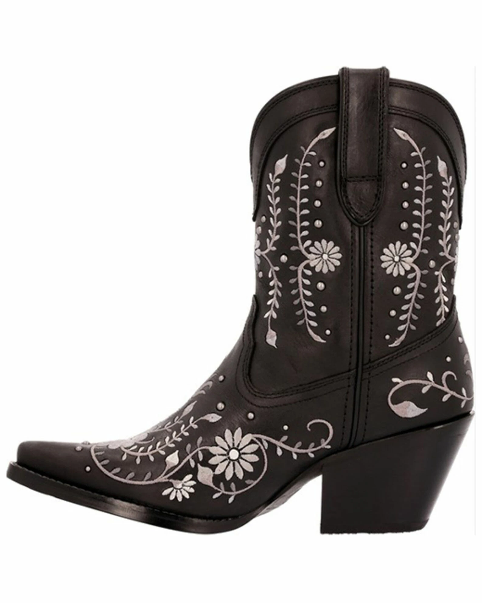 Durango Women's Crush Sterling Wildflower Western Booties - Snip Toe 3 Durango Women's Crush Sterling Wildflower Western Booties - Snip Toe - Image 3