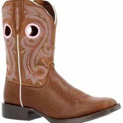 Durango Women's Westward Rosewood Western Boots - Square Toe Red -Durango Shop 2000377418 600 P1 1