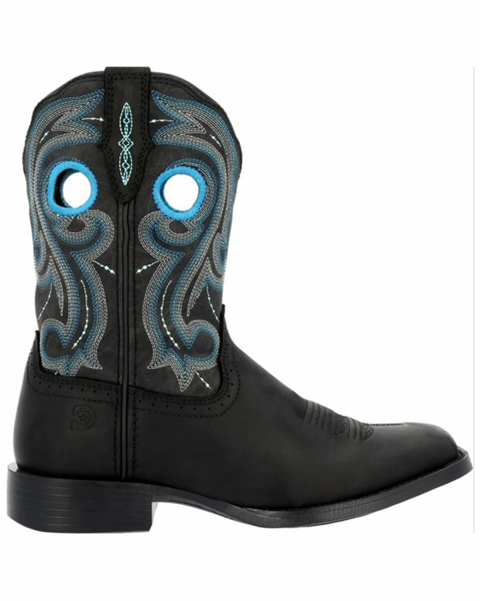 Durango Women's Westward Midnight Western Boots - Square Toe Blue 2 Durango Women's Westward Midnight Western Boots - Square Toe Blue - Image 2