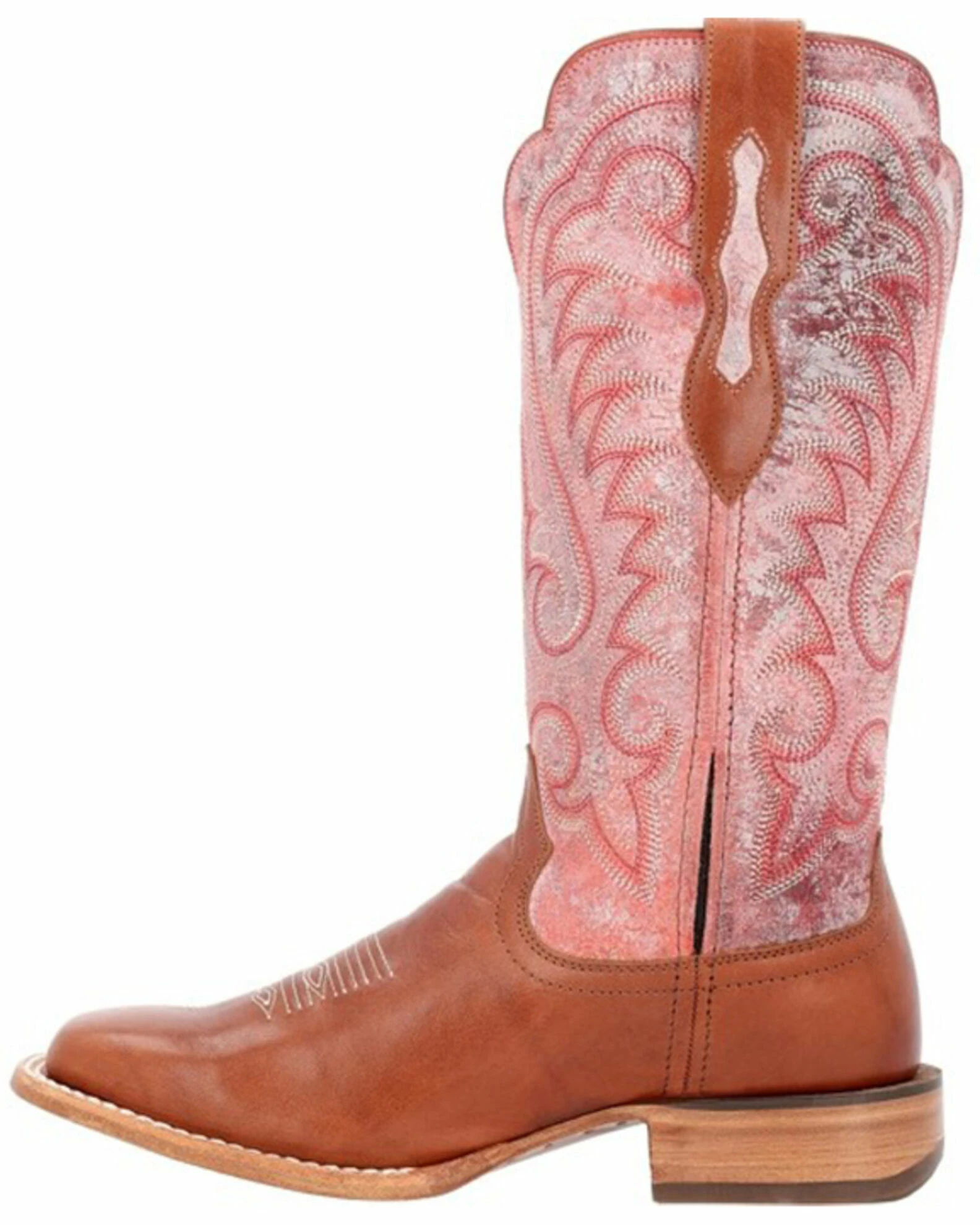 Durango Women's Arena Pro Western Boots - Square Toe Red 3 Durango Women's Arena Pro Western Boots - Square Toe Red - Image 3